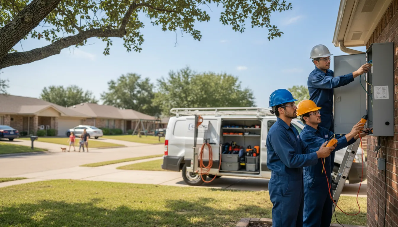 Certified electrician providing emergency electrical services in Colver, PA